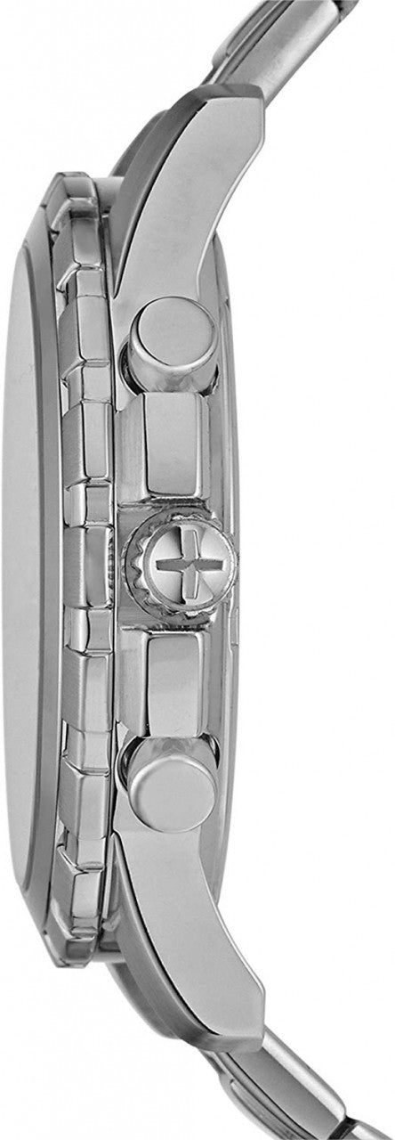  Shop Authentic Fossil Dean Chronograph Black Dial Silver Steel Strap Watch for Men - FS4542 - Luxxuri