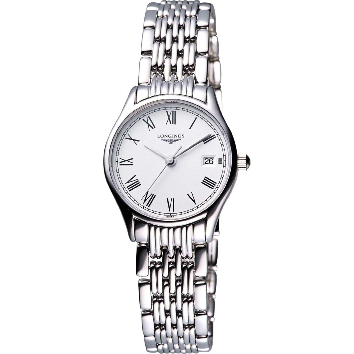  Shop Authentic Longines Lyre White Dial Silver Stainless Steel Watch for Women - L4.259.4.11.6 - Luxxuri