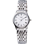  Shop Authentic Longines Lyre White Dial Silver Stainless Steel Watch for Women - L4.259.4.11.6 - Luxxuri