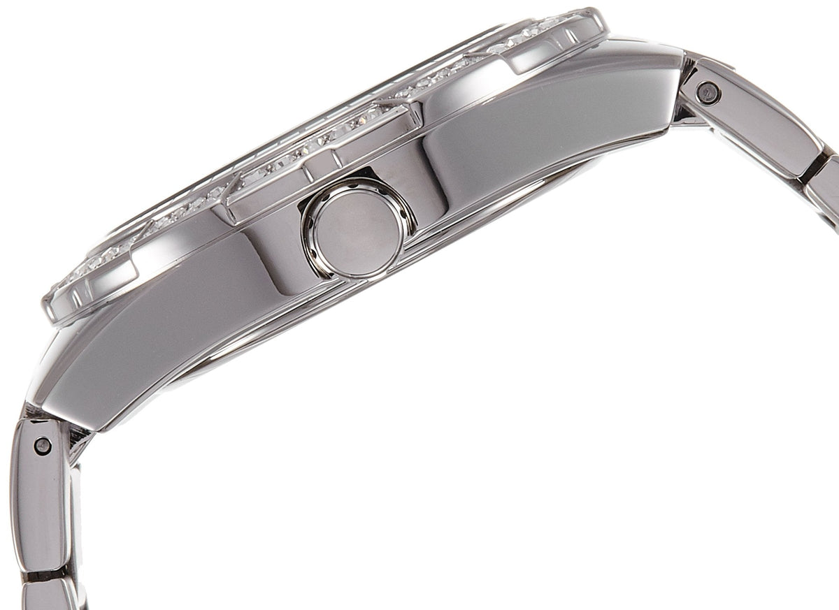  Shop Authentic Guess Luna Diamonds Silver Dial Silver Steel Strap Watch for Women - W0729L1 - Luxxuri