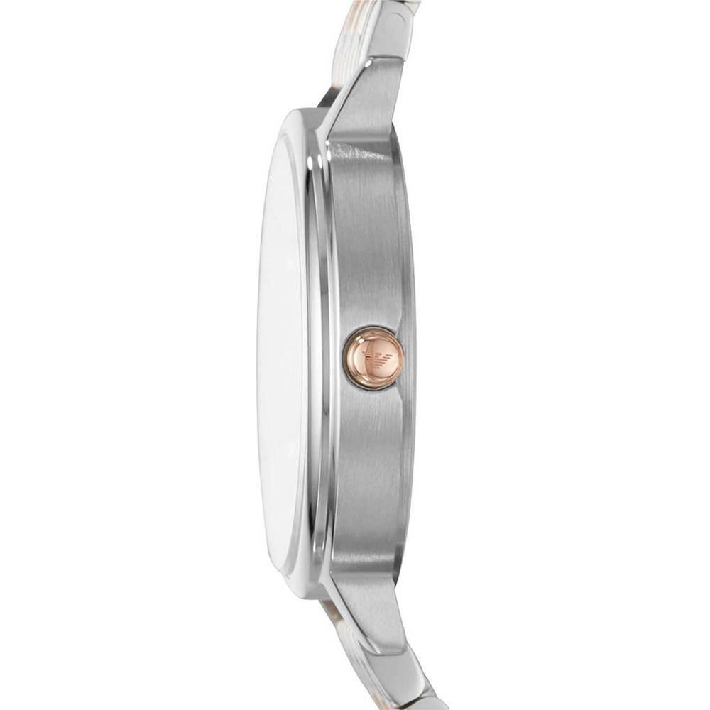  Shop Authentic Emporio Armani Mother of Pearl Dial Two Tone Stainless Steel Watch For Women - AR11094 - Luxxuri