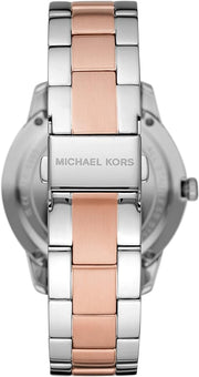  Shop Authentic Michael Kors Runway Quartz Black Dial Two Tone Steel Strap Watch For Women - MK6960 - Luxxuri