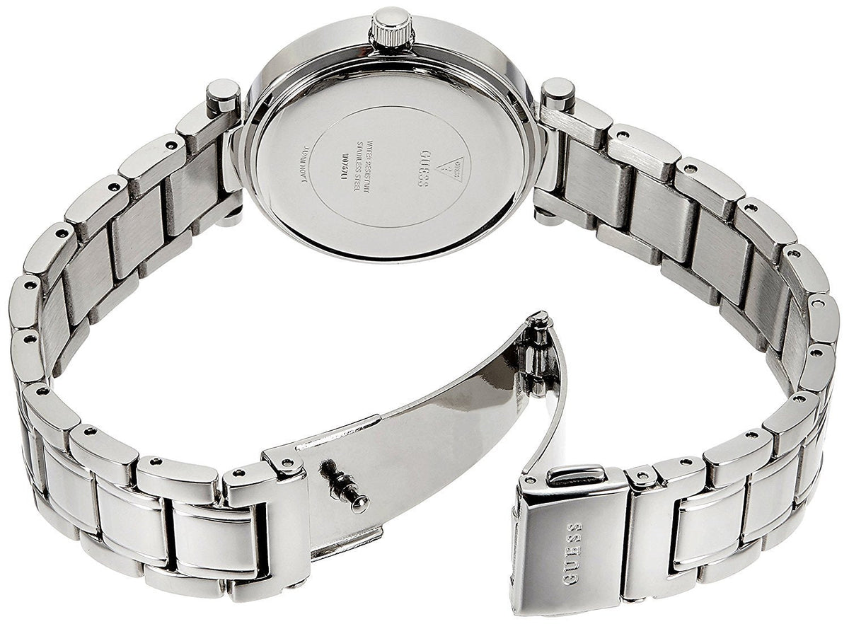  Shop Authentic Guess Park Ave White Dial Silver Steel Strap Watch for Women - W0767L1 - Luxxuri