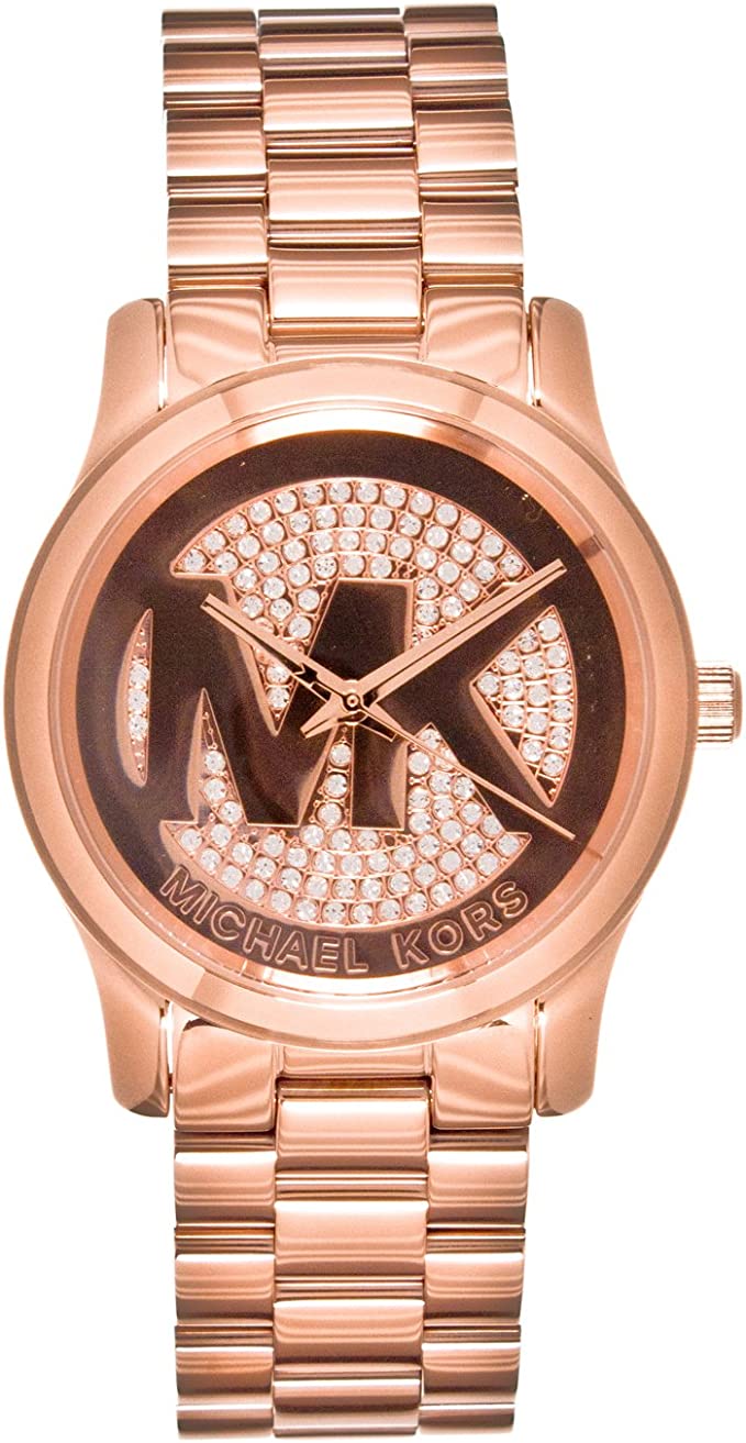  Shop Authentic Michael Kors Runway Rose Gold Dial Rose Gold Steel Strap Watch For Women - MK5853 - Luxxuri