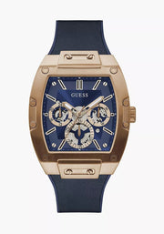 Shop Authentic Guess Phoenix Multifunction Blue Dial Blue Rubber Strap Watch for Men - GW0202G4 - Luxxuri