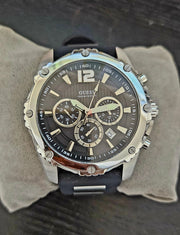  Shop Authentic Guess Intrepid Chronograph Black Dial Two Tone Steel Strap Watch for Men - W0167G1 - Luxxuri