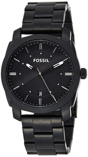  Shop Authentic Fossil Machine Black Dial Black Steel Strap Watch for Men - FS4775 - Luxxuri