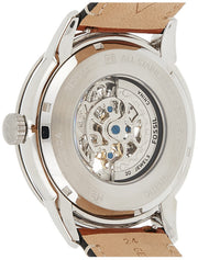  Shop Authentic Fossil Townsman Automatic Skeleton Blue Dial Brown Leather Strap Watch for Men - ME3154 - Luxxuri