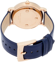  Shop Authentic Marc Jacobs Roxy Navy Blue Dial Blue Leather Strap Watch for Women - MJ1534 - Luxxuri