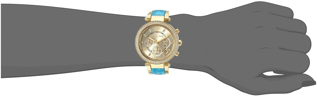  Shop Authentic Michael Kors Parker Gold Dial Two Tone Steel Strap Watch for Women - MK6364 - Luxxuri