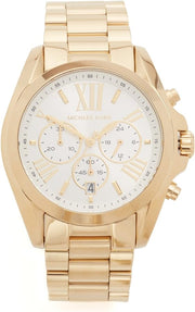  Shop Authentic Michael Kors Bradshaw Chronograph White Dial Gold Steel Strap Watch For Women - MK6266 - Luxxuri