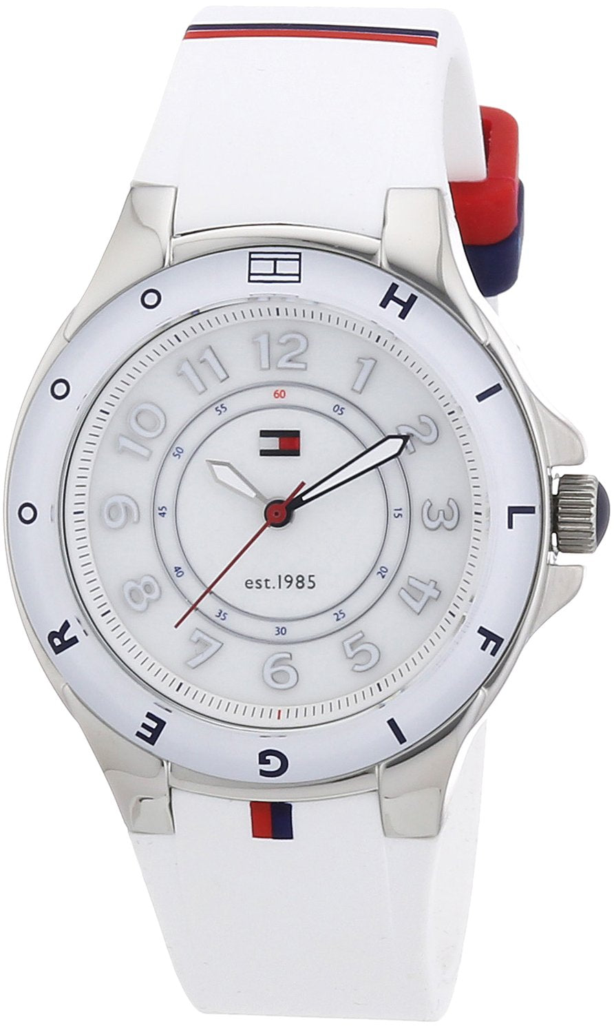  Shop Authentic Tommy Hilfiger White Dial White Rubber Strap Watch for Women - 1781271 - Luxxuri