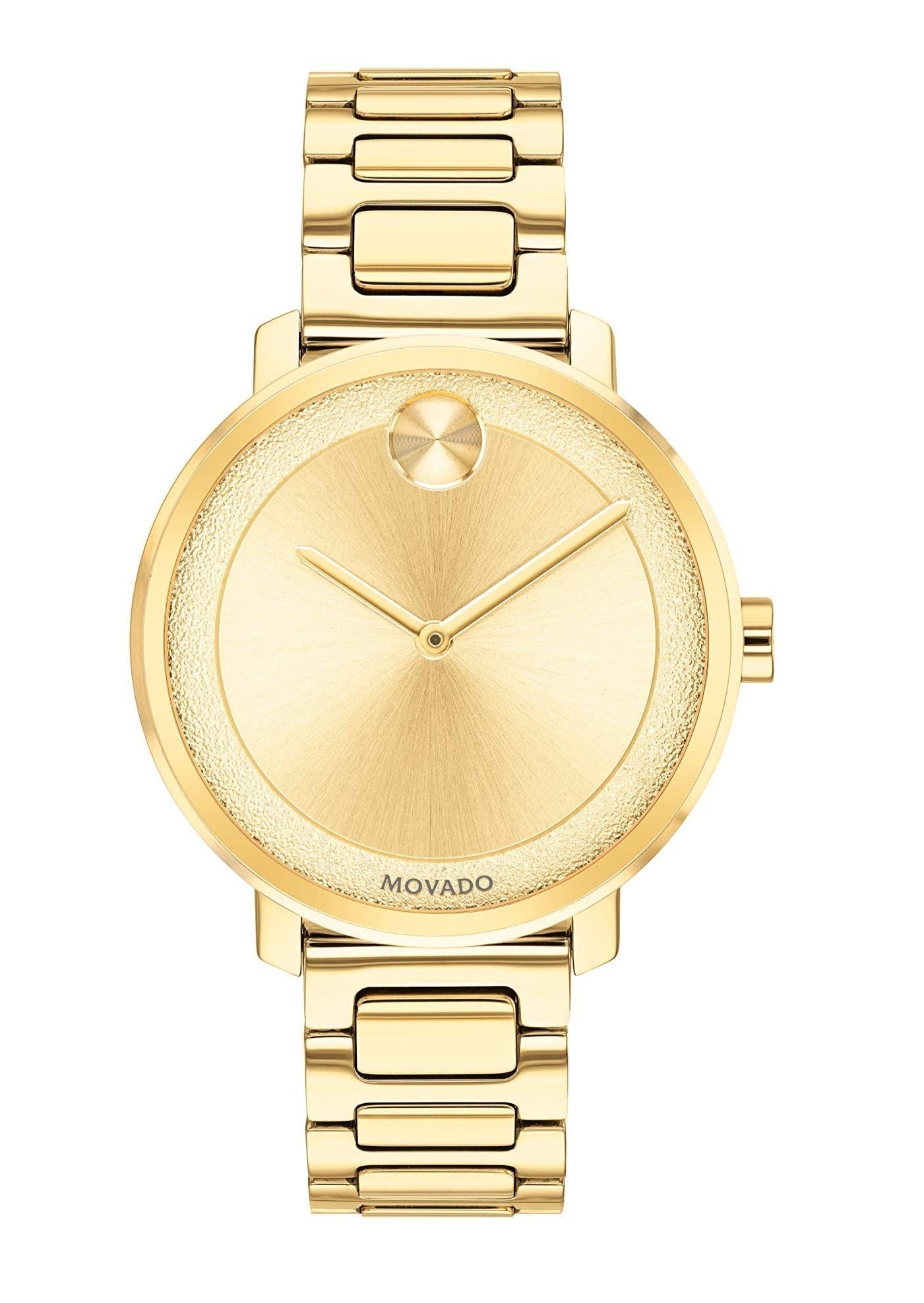  Shop Authentic Movado Bold Yellow Gold Dial Yellow Gold Steel Strap Watch For Women - 3600085 - Luxxuri