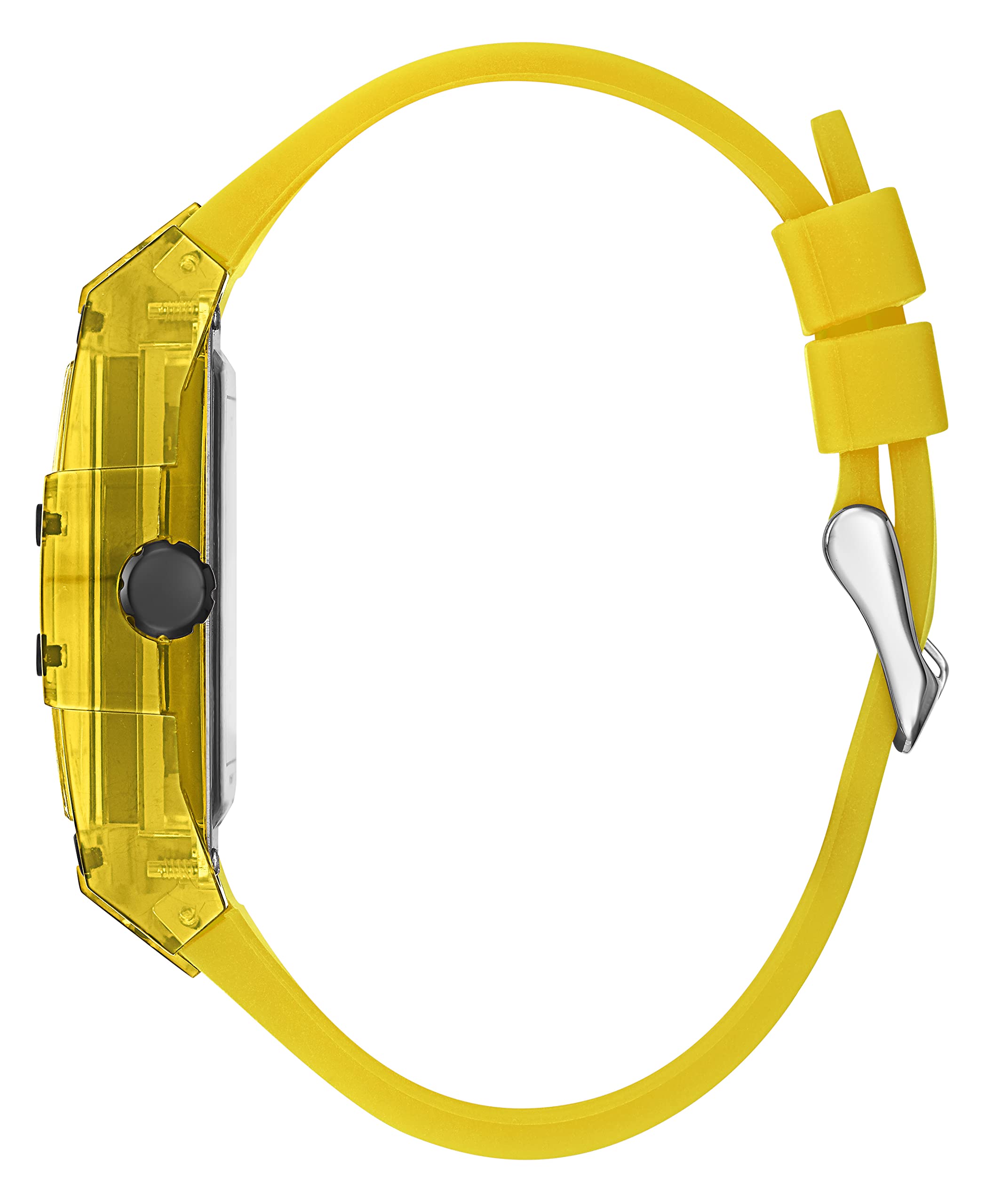  Shop Authentic Guess Phoenix Multi Function Black Dial Yellow Rubber Strap Watch for Men - GW0203G6 - Luxxuri