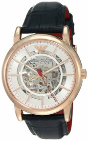  Shop Authentic Emporio Armani Meccanico Silver Dial Blue Leather Strap Watch For Men - AR60009 - Luxxuri