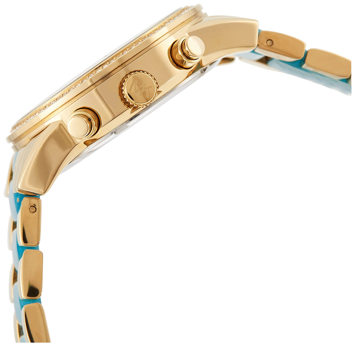  Shop Authentic Michael Kors Ritz Gold Dial Two Tone Steel Strap Watch for Women - MK6328 - Luxxuri