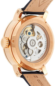  Shop Authentic Fossil Original Boyfriend Skeleton White Dial Blue Leather Strap Watch for Women - ME3086 - Luxxuri