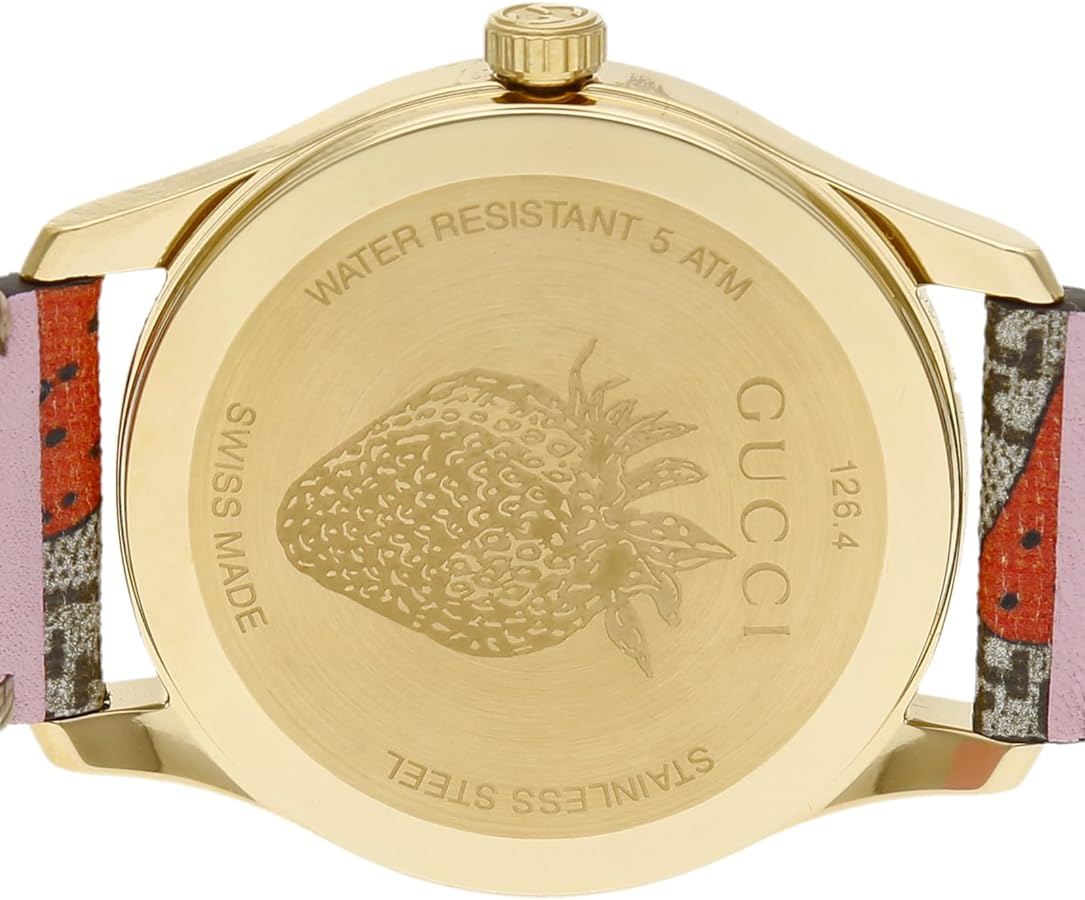  Shop Authentic Gucci G Timeless Brown Dial Brown Leather Strap Watch For Women - YA1264133 - Luxxuri