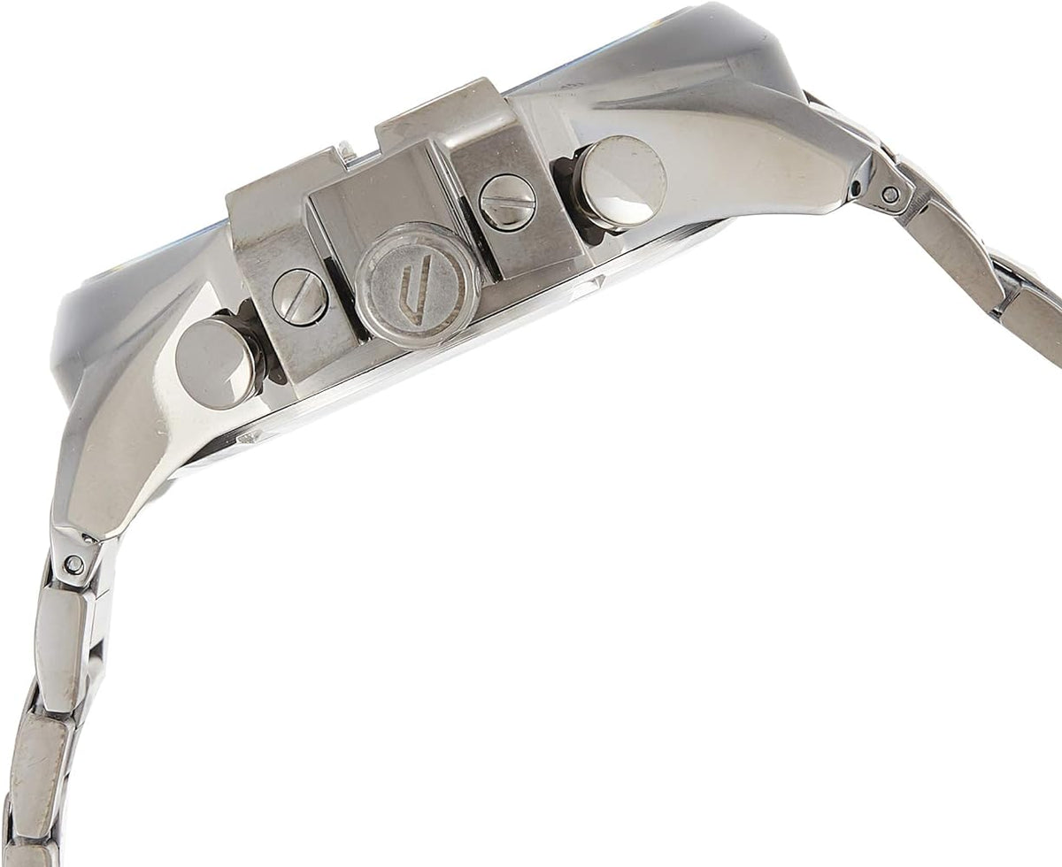  Shop Authentic Diesel  Mega Chief Chronograph Grey Dial Grey Steel Strap Watch For Men - DZ4421 - Luxxuri