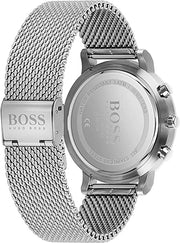 Shop Authentic Hugo Boss Integrity Grey Dial Silver Mesh Bracelet Watch for Men - 1513807 - Luxxuri