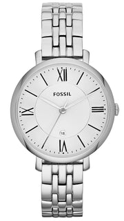  Shop Authentic Fossil Jacqueline White Dial Silver Steel Strap Watch for Women - ES3433 - Luxxuri