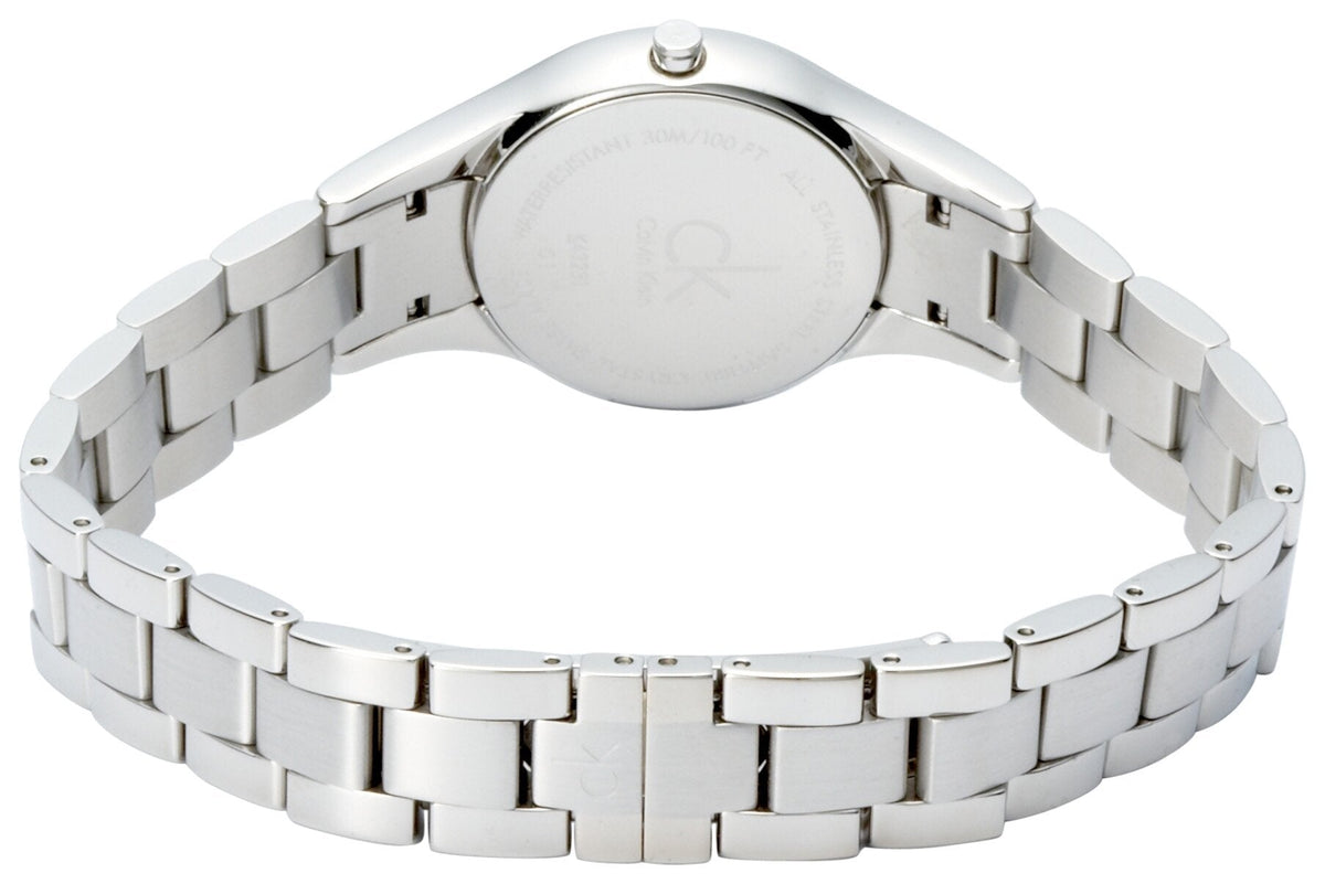  Shop Authentic Calvin Klein Simplicity Silver Dial Silver Steel Strap Watch for Women - K4323120 - Luxxuri