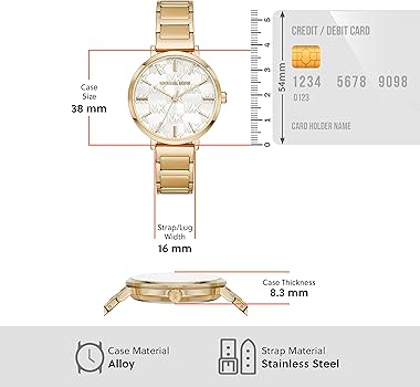  Shop Authentic Michael Kors Addyson Three-Hand White Dial Gold Steel Strap Watch for Women - MK4712 - Luxxuri