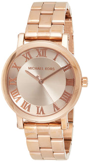  Shop Authentic Michael Kors Norie Rose Gold Dial Rose Gold Steel Strap Watch for Women - MK3561 - Luxxuri
