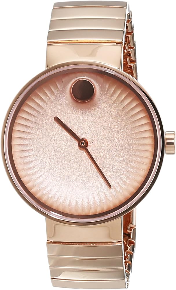  Shop Authentic Movado Edge Rose Gold Dial Rose Gold Steel Strap Watch for Women - 3680013 - Luxxuri