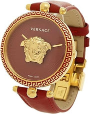  Shop Authentic Versace Palazzo Empire Red Dial Red Leather Strap Watch for Women - VCO120017 - Luxxuri