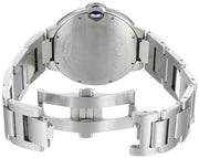  Shop Authentic Cartier Ballon Bleu de Cartier Black Dial Silver Steel Strap Watch for Men - W6920042 - Luxxuri