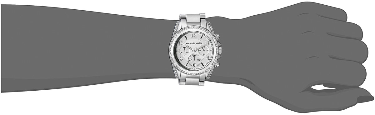  Shop Authentic Michael Kors Blair Silver Dial Silver Steel Strap Watch for Women - MK5165 - Luxxuri