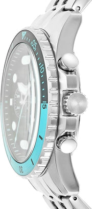  Shop Authentic Fossil FB-01 Chronograph Black Dial Silver Steel Strap Watch for Men - FS5827 - Luxxuri