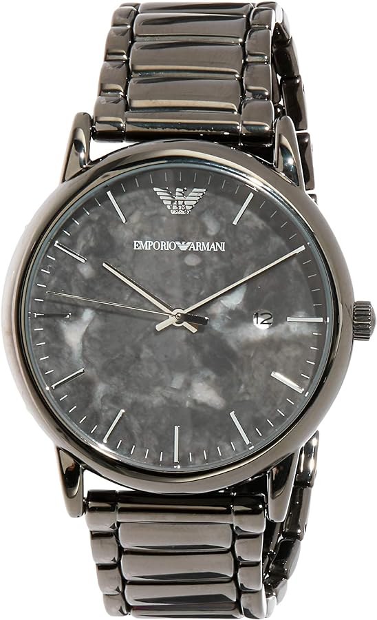  Shop Authentic Emporio Armani Luigi Analog Grey Dial Grey Steel Strap Watch For Men - AR11155 - Luxxuri