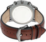  Shop Authentic Fossil Neutra Chronograph Grey Dial Brown Leather Strap Watch for Men - FS5512 - Luxxuri