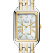  Shop Authentic Fossil Raquel Three Hand Mother of Pearl Dial Two Tone Steel Strap Watch For Women - ES5305 - Luxxuri