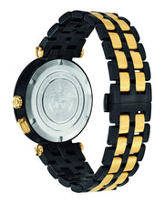  Shop Authentic Versace V-Race Analog Quartz Black Dial Two Tone Steel Strap Watch For Men - VEBV00619 - Luxxuri