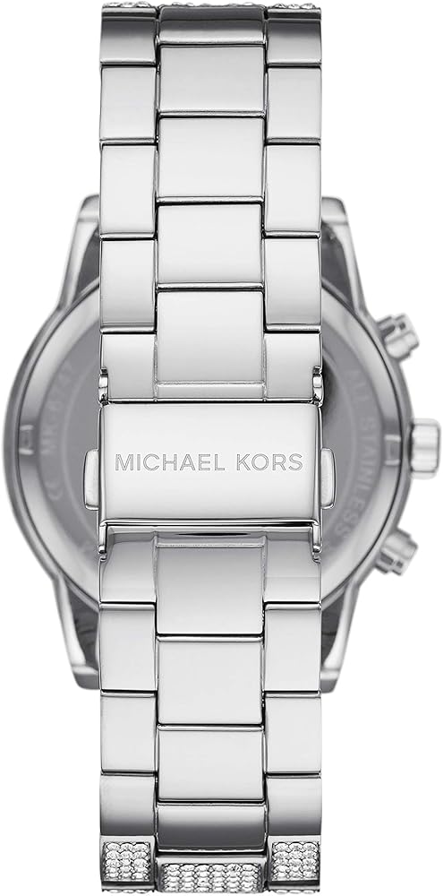  Shop Authentic Michael Kors Ritz Chronograph Crystals Silver Dial Silver Steel Strap Watch for Women - MK6746 - Luxxuri