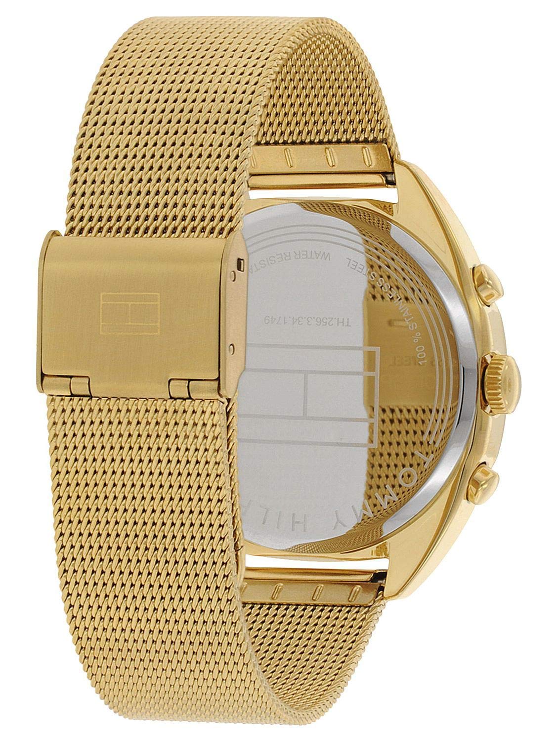  Shop Authentic Tommy Hilfiger Mia Gold Dial Gold Mesh Bracelet Watch for Women - 1781488 - Luxxuri