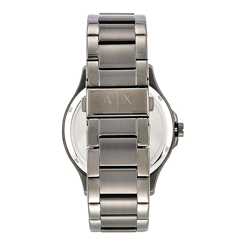  Shop Authentic Armani Exchange Hampton Chronograph Grey Dial Grey Steel Strap Watch For Men - AX2194 - Luxxuri