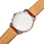  Shop Authentic Fossil Grant Chronograph Blue Dial Brown Leather Strap Watch for Men - FS5210 - Luxxuri