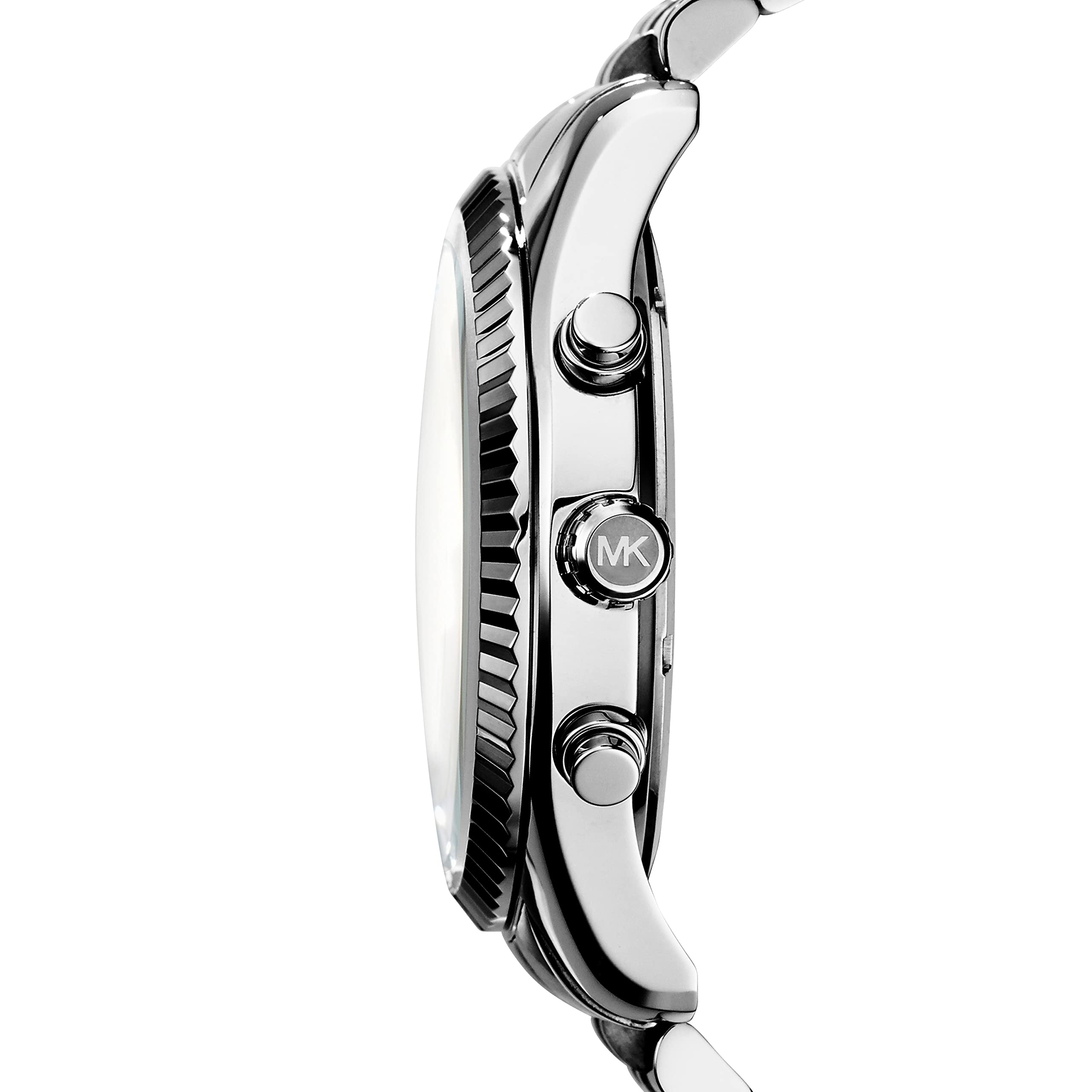  Shop Authentic Michael Kors Lexington Silver Dial Silver Steel Strap Watch for Men - MK8405 - Luxxuri