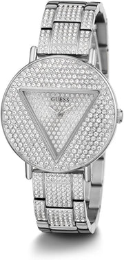 Shop Authentic Guess Trend Diamonds Silver Dial Silver Steel Strap Watch for Women - GW0512L1 - Luxxuri