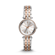  Shop Authentic Michael Kors Darci Silver Dial Two Tone Steel Strap Watch for Women - MK3298 - Luxxuri