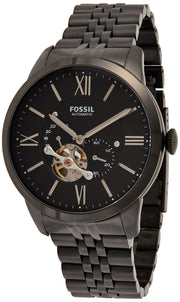  Shop Authentic Fossil Townsman Multi Function Mechanical Black Dial Black Steel Strap Watch for Men - ME3062 - Luxxuri