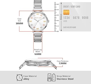  Shop Authentic Michael Kors Addyson Quartz Silver Dial Silver Steel Strap Watch for Women - MK7417 - Luxxuri