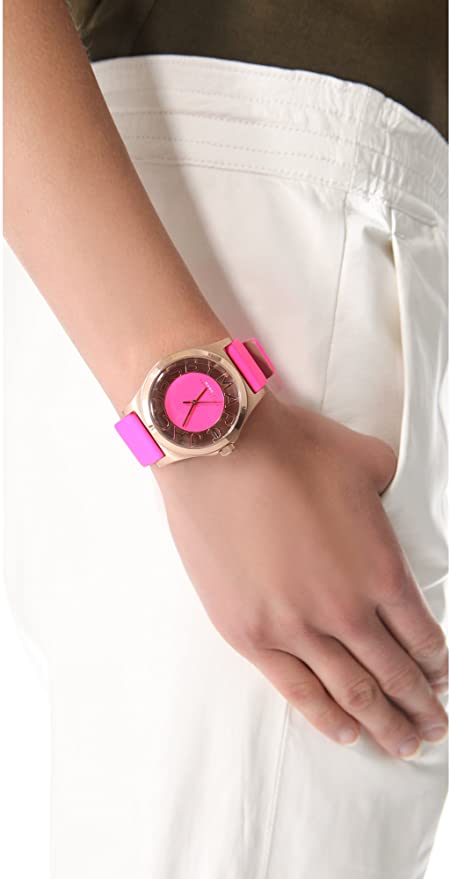  Shop Authentic Marc Jacobs Henry Skeleton Pink Dial Pink Leather Strap Watch for Women - MBM1243 - Luxxuri