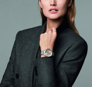  Shop Authentic Hugo Boss Hera Chronograph Silver Dial Two Tone Steel Strap Watch for Women - 1502446 - Luxxuri