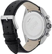  Shop Authentic Hugo Boss Driver Black Dial Black Leather Strap Watch for Men -1513087 - Luxxuri