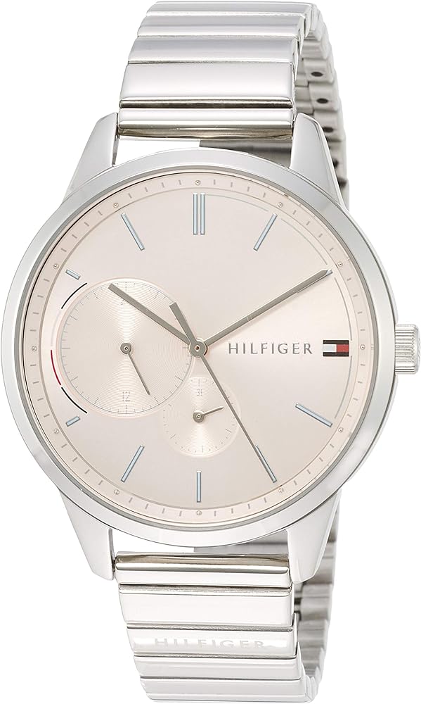  Shop Authentic Tommy Hilfiger Brooke Pink Dial Silver Steel Strap Watch for Women - 1782020 - Luxxuri